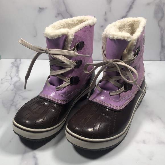 Sorel Tivoli Mid Waterproof Snow Duck Boots Lavender Women's US 5 - Picture 13 of 13